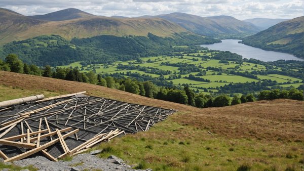What are the environmental impact considerations for new construction projects near Lake District National Park?